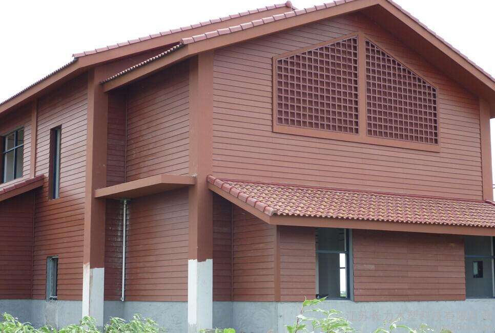 The role of plastic wood composite materials in villa decoration