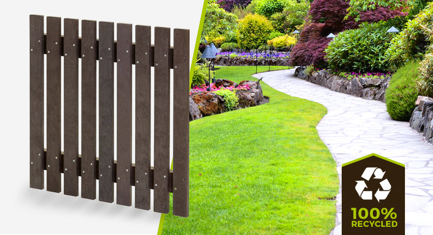 plastic wood fence