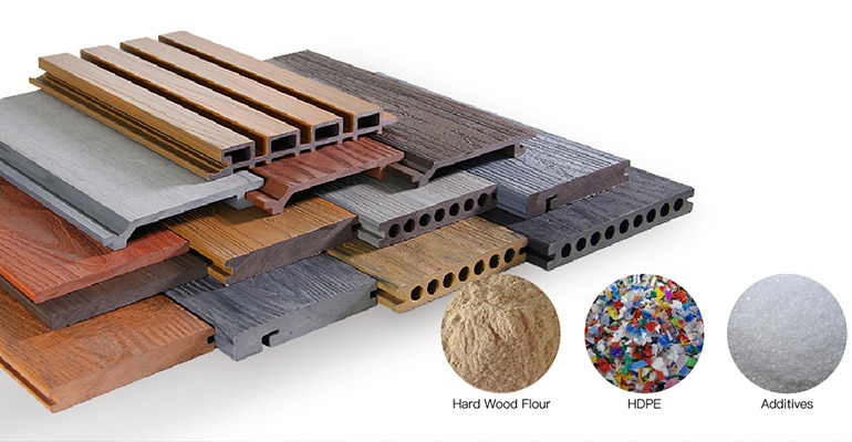 plastic wood materials